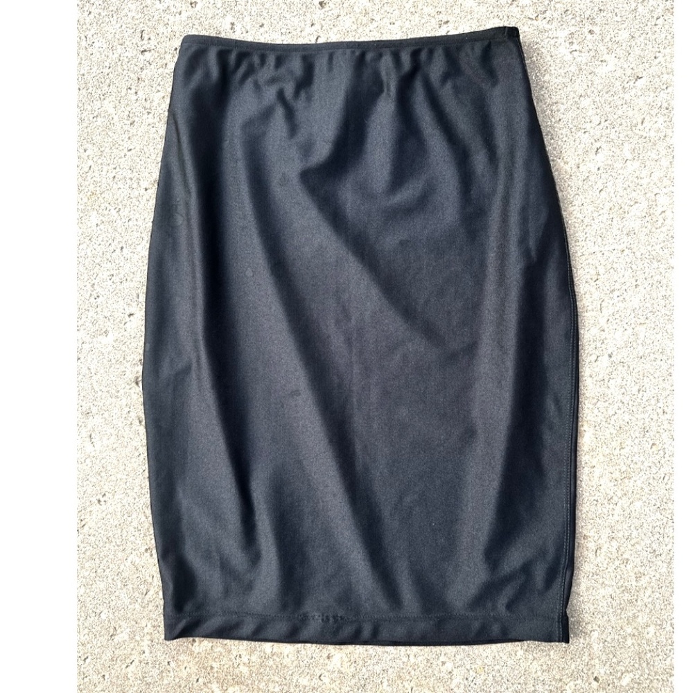 Junior Gaultier black bodycon skirt